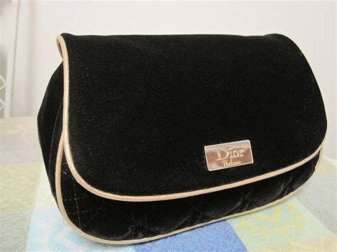 christian dior make-up|vintage Christian Dior makeup bag.